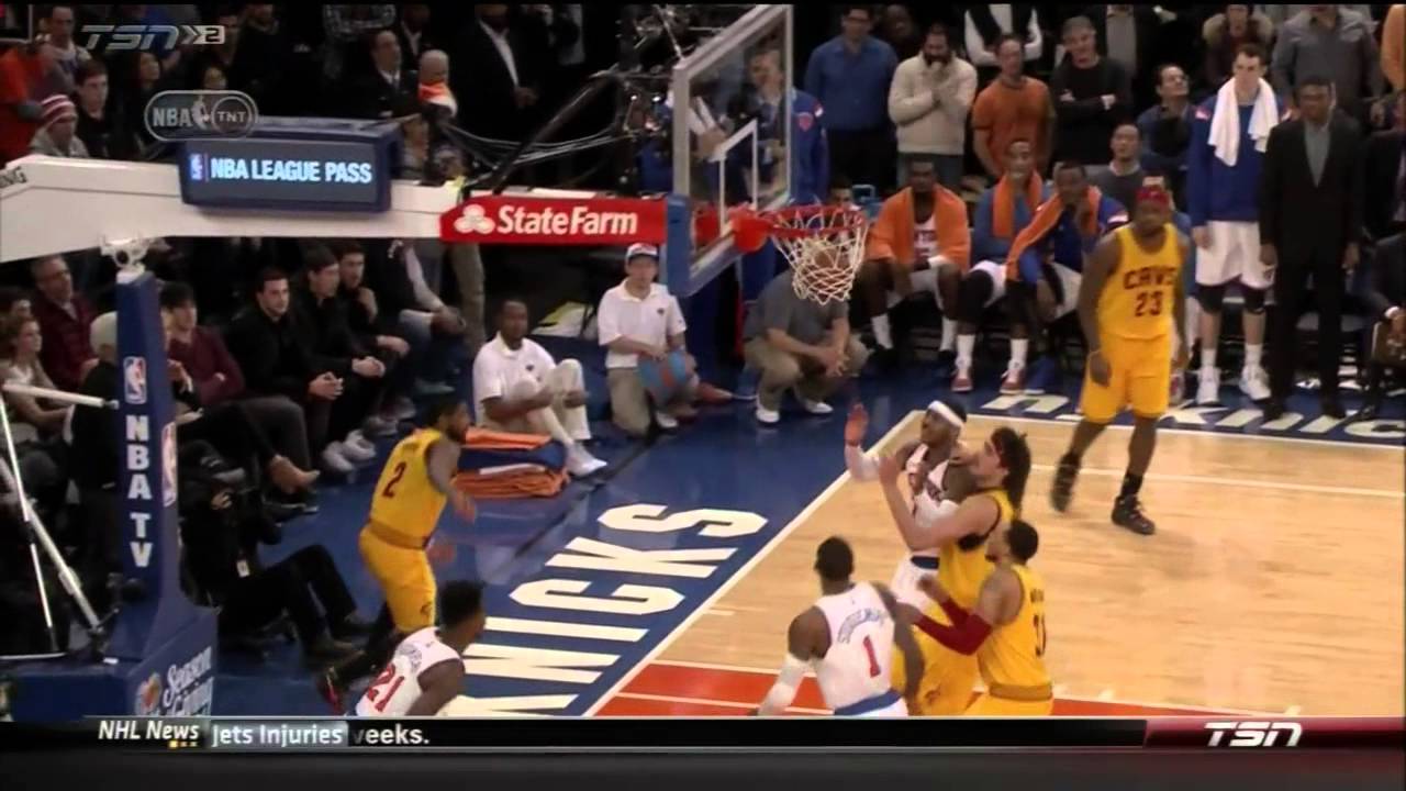 Kyrie's game-sealing layup against Knicks