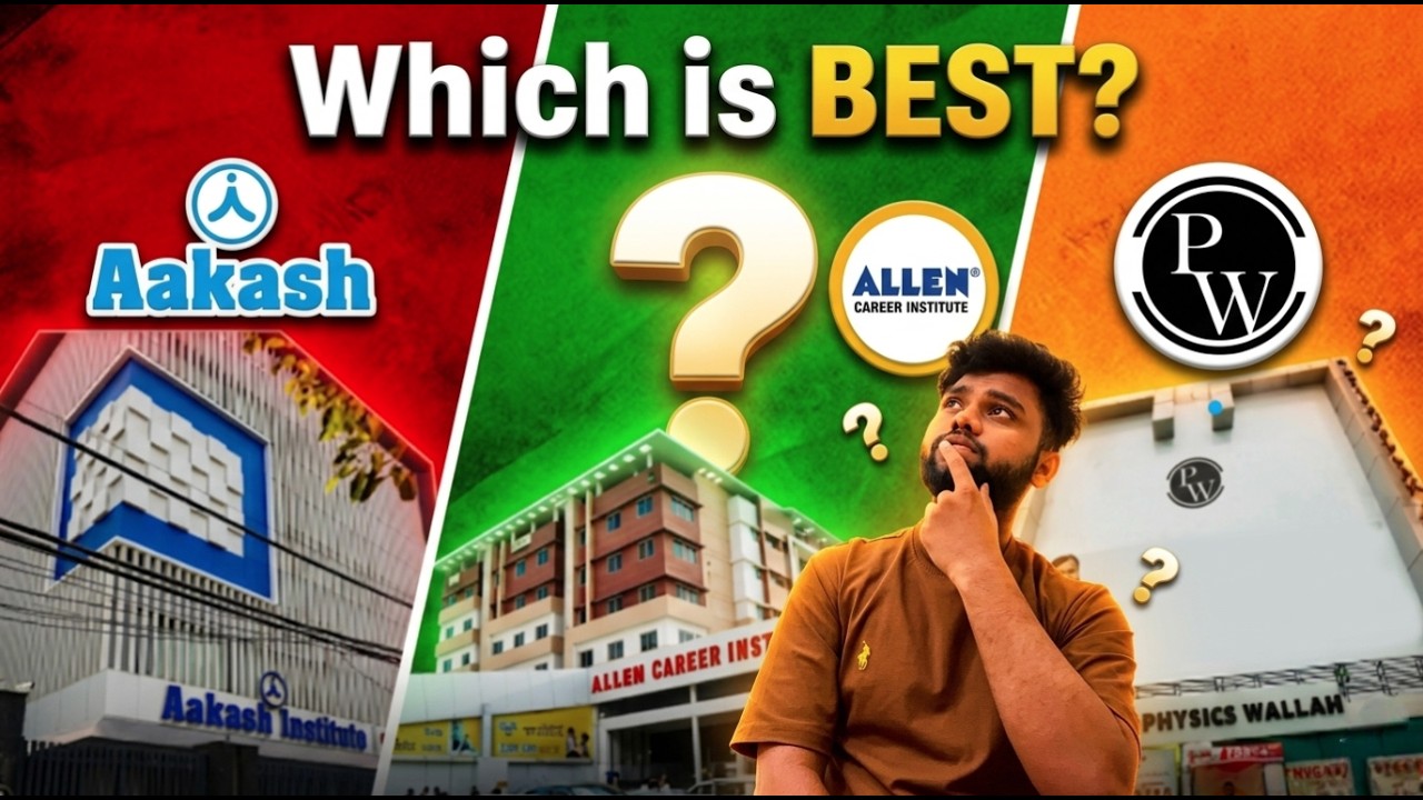 All about Aakash vs Allen vs Pw. Which coaching is Best for Neet.