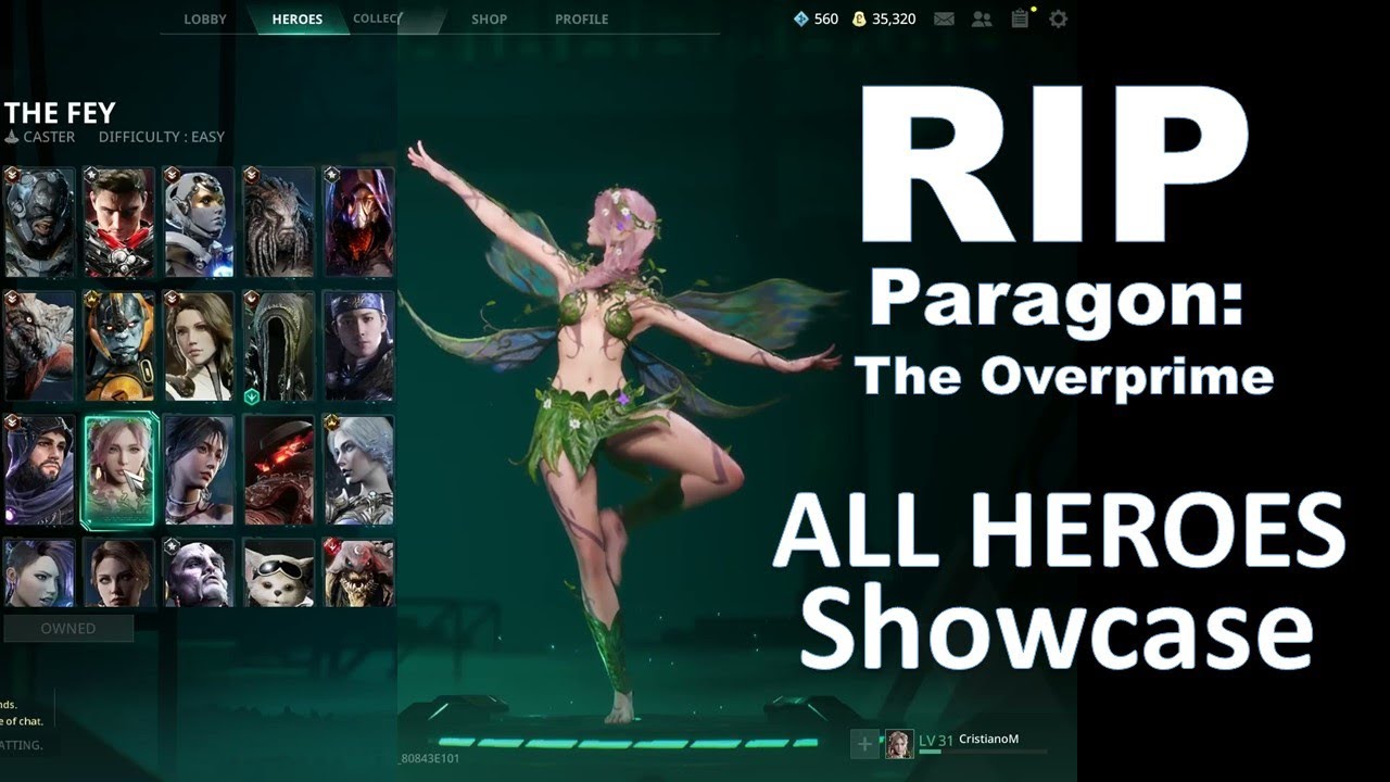Paragon: The Overprime | All Heroes Showcase