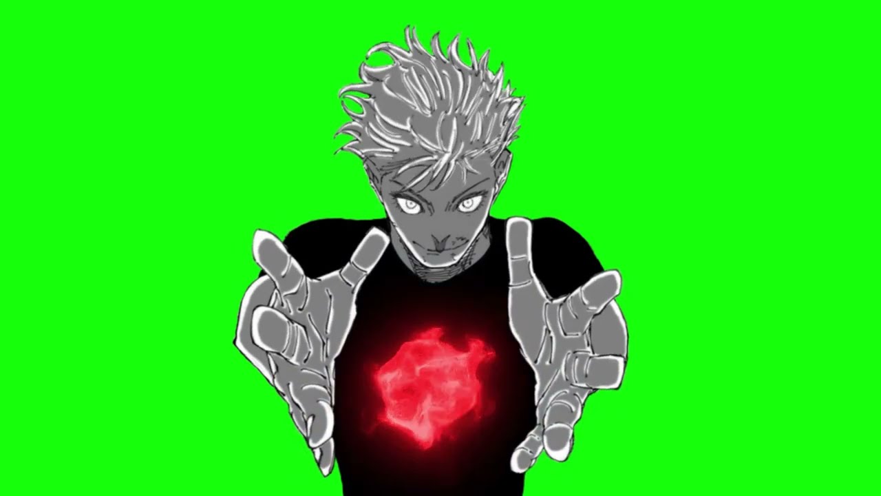 GOJO MANGA ANIMATION GREEN SCREEN PACK ( 15+ ANIMATION ) (JJK) 