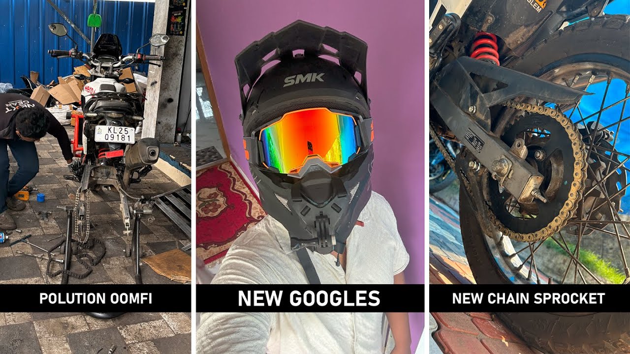 New Rolon brass chain | new googles | പൊലുഷൻ ടെസ്റ്റ്‌ കിട്ടിയില്ല 😭
