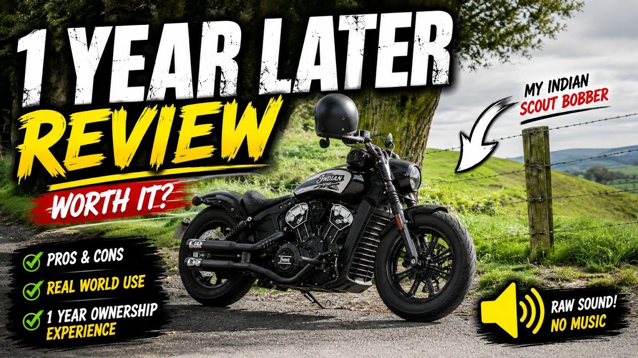 MY INDIAN SCOUT BOBBER 1 YEAR REVIEW (Pros & Cons)