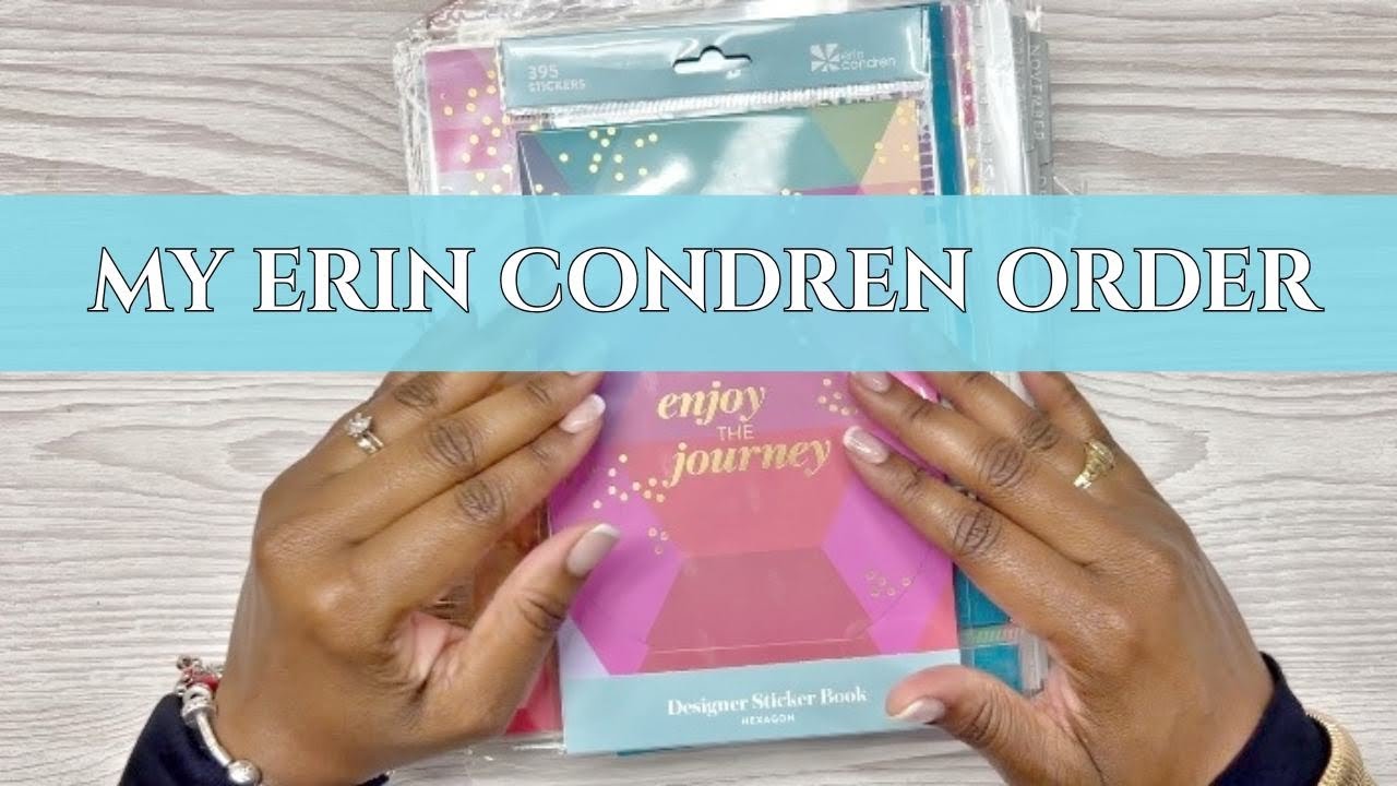 🎀MY LATEST @erincondrendesign HAUL🎀| LIFE PLANNER LAUNCH DAY | WHAT DID I ORDER 👀 | JUSTRACHELLEW