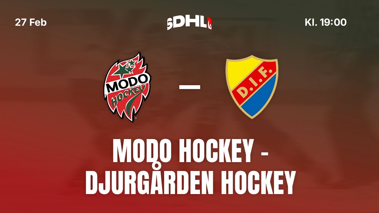SDHL: MoDo Hockey - Djurgården Hockey | Hägglunds Arena | Säsong 25/26