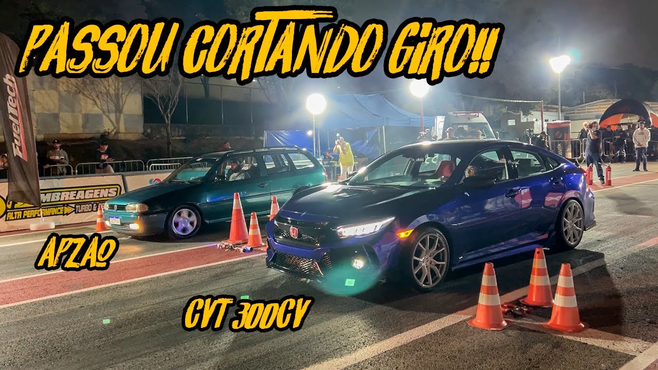 CIVIC TOURING CVT 300CV EDUCANDO OS APZÃO NA ARRANCADA!!🔥🔥 PRIMEIRA VEZ DO DONO NA PISTA