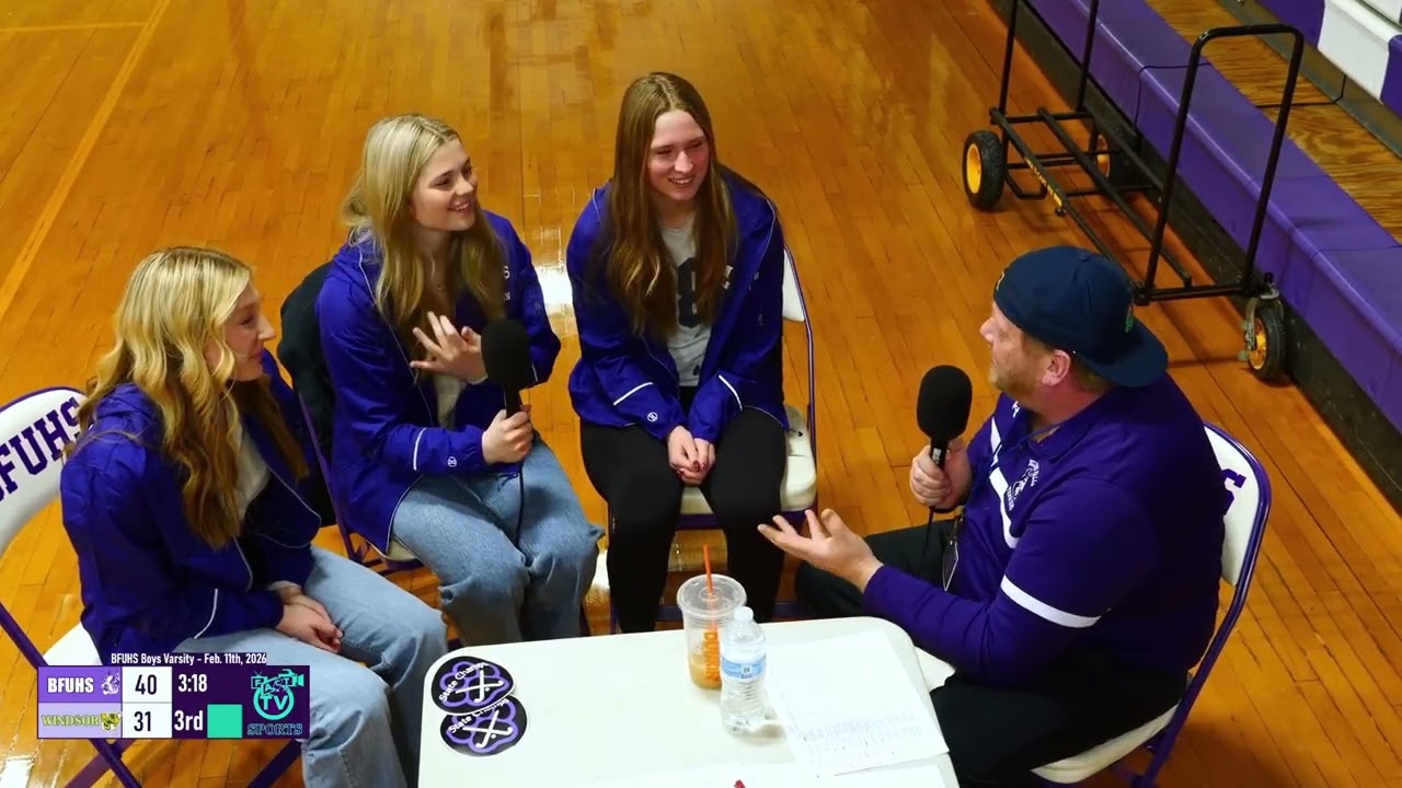 BFUHS Varsity Field Hockey State Champs Banner Ceremony and Interview with Team Captains Feb, 11...