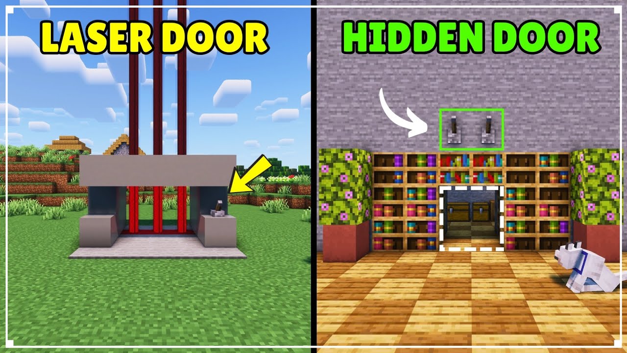 ⛏️ [Minecraft]: TOP 10 Simple Redstone Builds & Tricks You Need to Try!