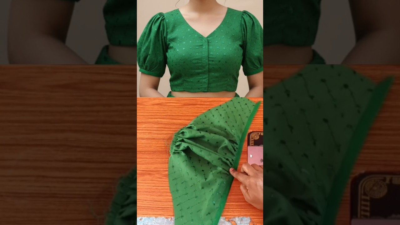 Beautiful Puff Sleeve Design Cutting and Stitching | Latest Puff Sleeve Blouse Design 2025