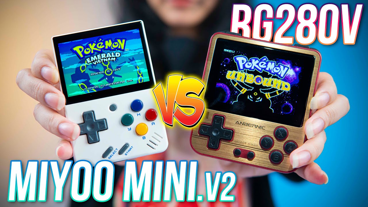 ANBERNIC RG280V vs MIYOO MINI v2: M&Aacute;Y CHƠI GAME CẦM TAY TỐT NHẤT??