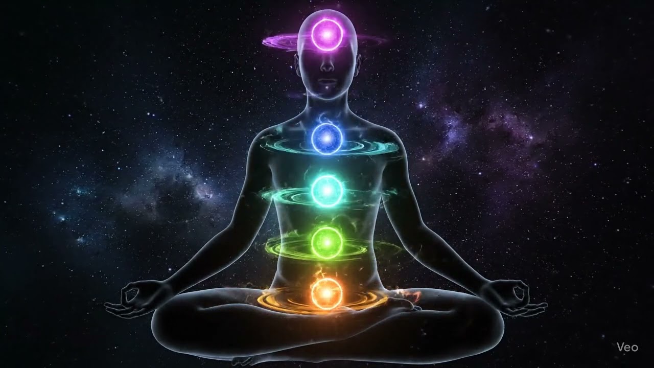 Chakra Energy Flow Animation | 4K Spiritual Background Video (Free to Use)