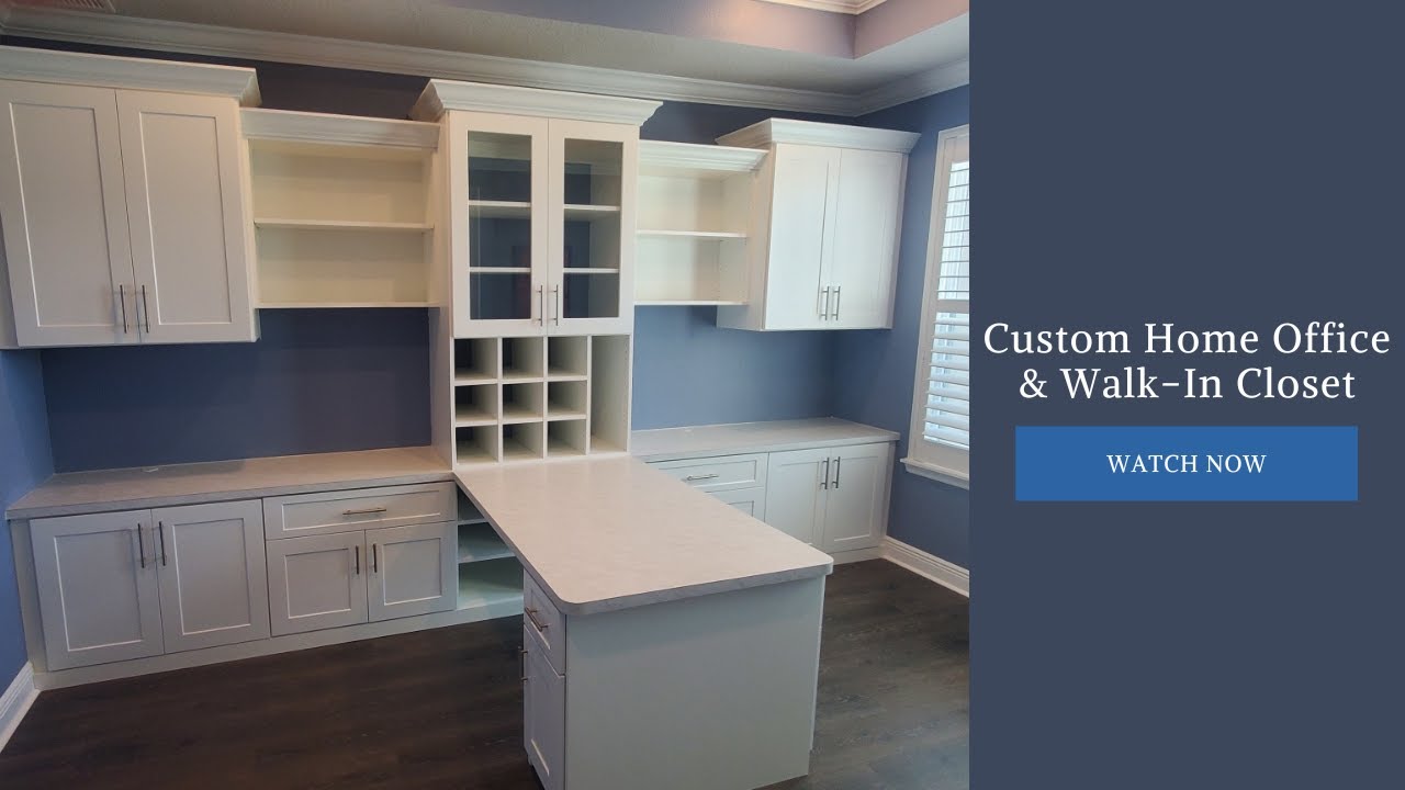 Premiere Closets | Home Office & Walk-In Closet Tour