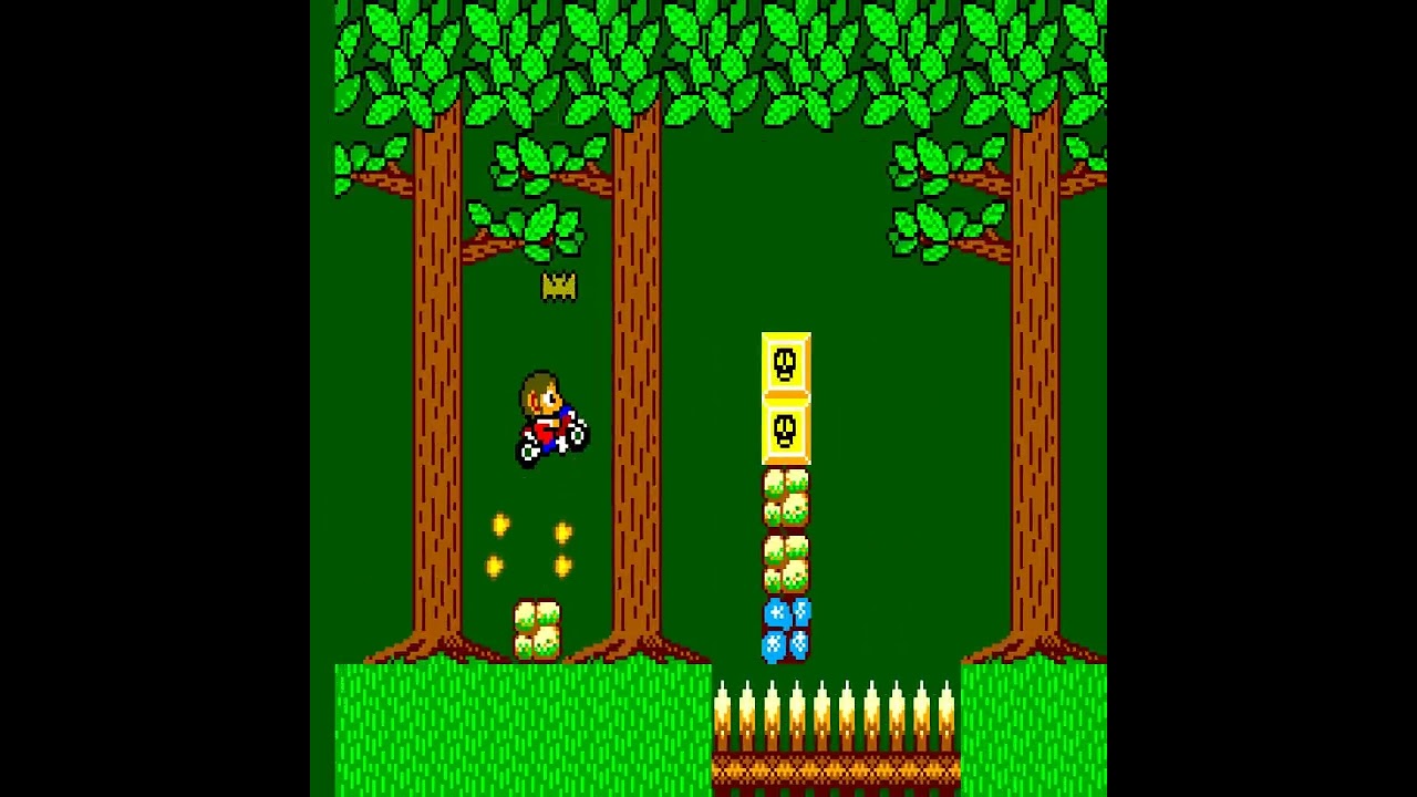 Gameplay snippet : Alex Kidd in Miracle World : Level 8 : SMS #Shorts
