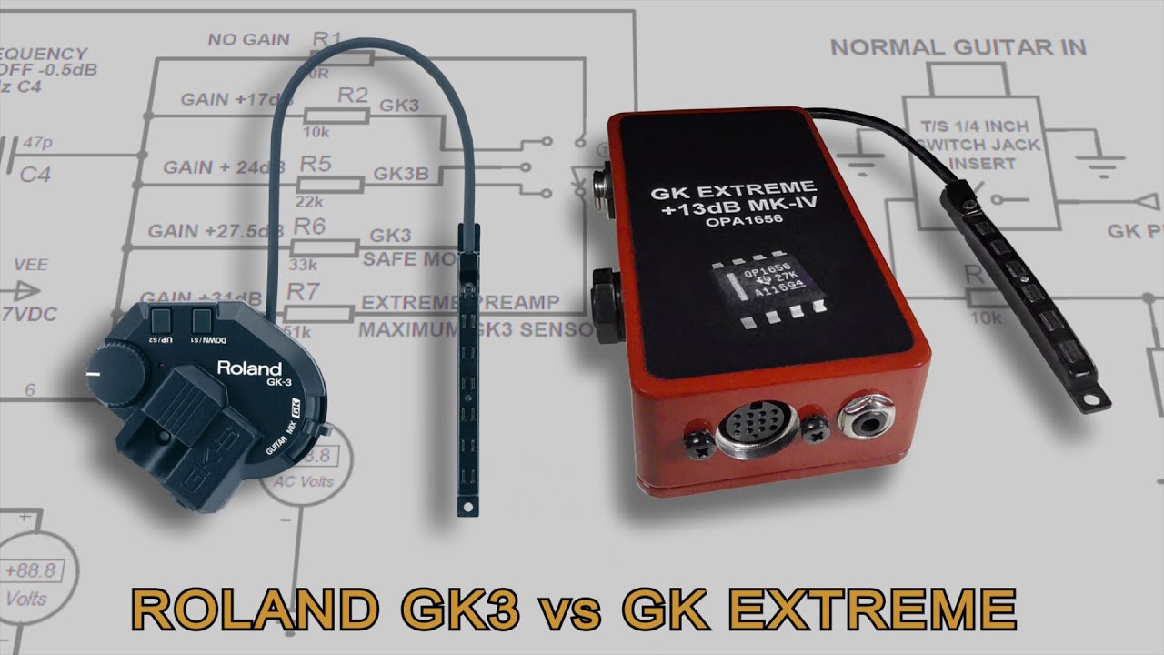 A Roland GK3 performs better hot