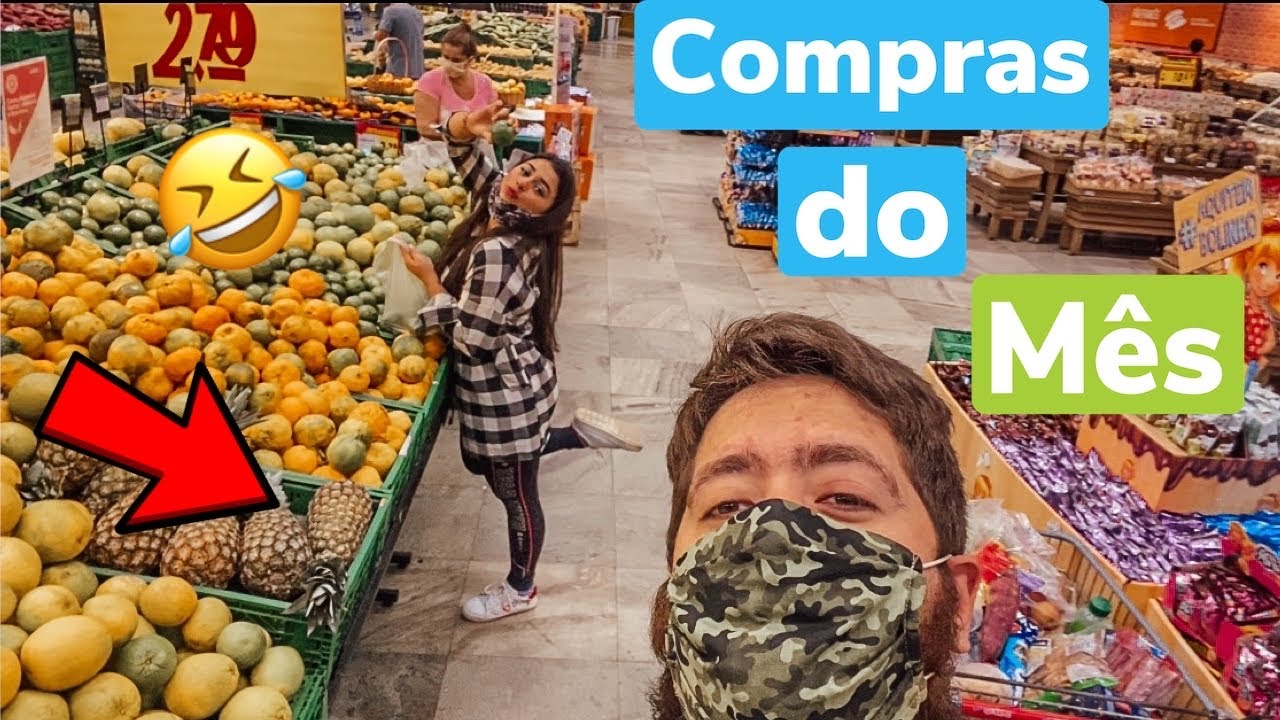 COMPRAS&nbsp;DO&nbsp;MES NA QUARENTENA 🛒