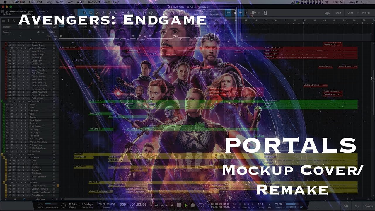 Avengers: Endgame - PORTALS - Mockup Cover/Remake