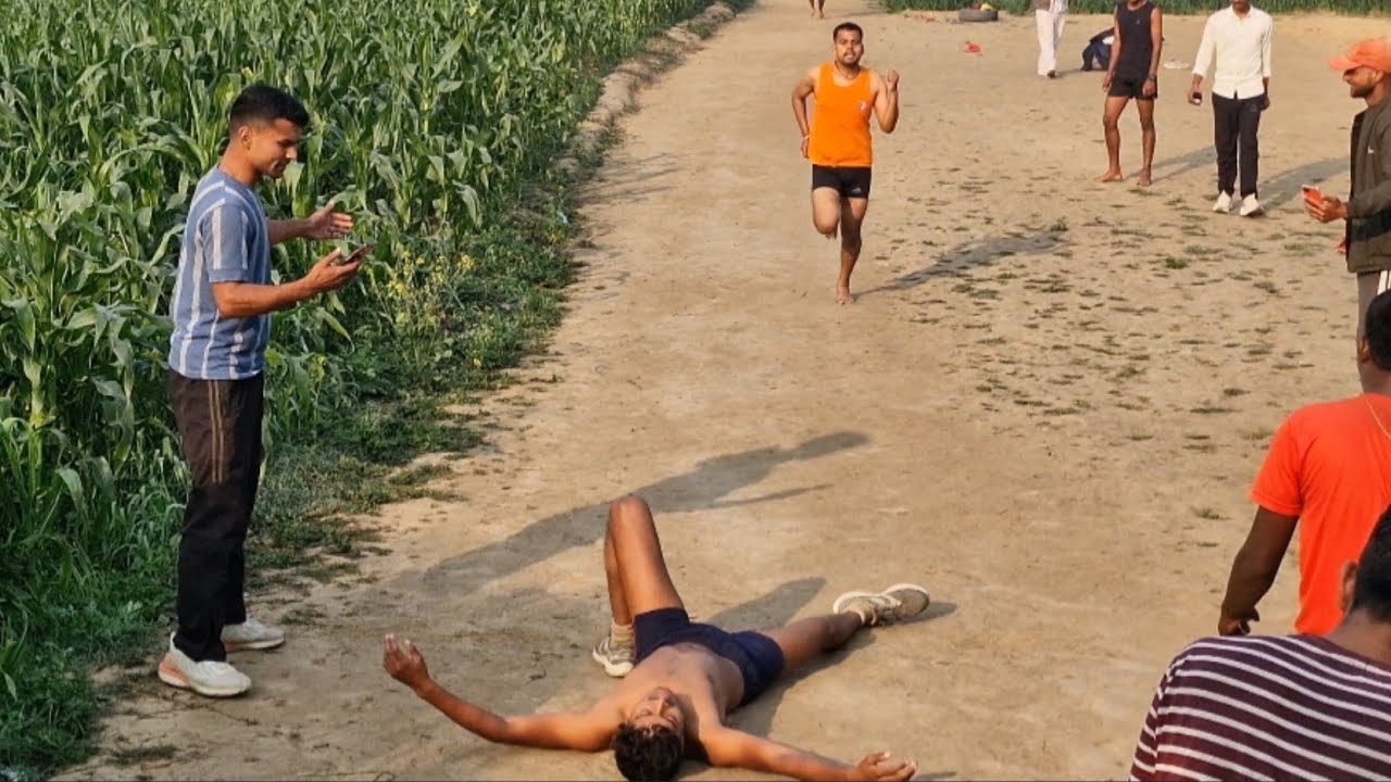 बिहार पुलिस 1600M ट्रायल टेस्ट ✅ #biharpolice #gola #highjump #army 