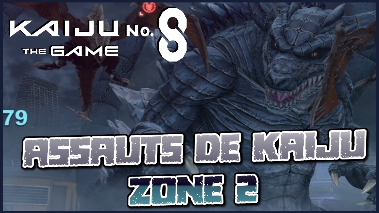 Deuxième zone de l'assauts de kaiju  ! Kaiju N°08 the game