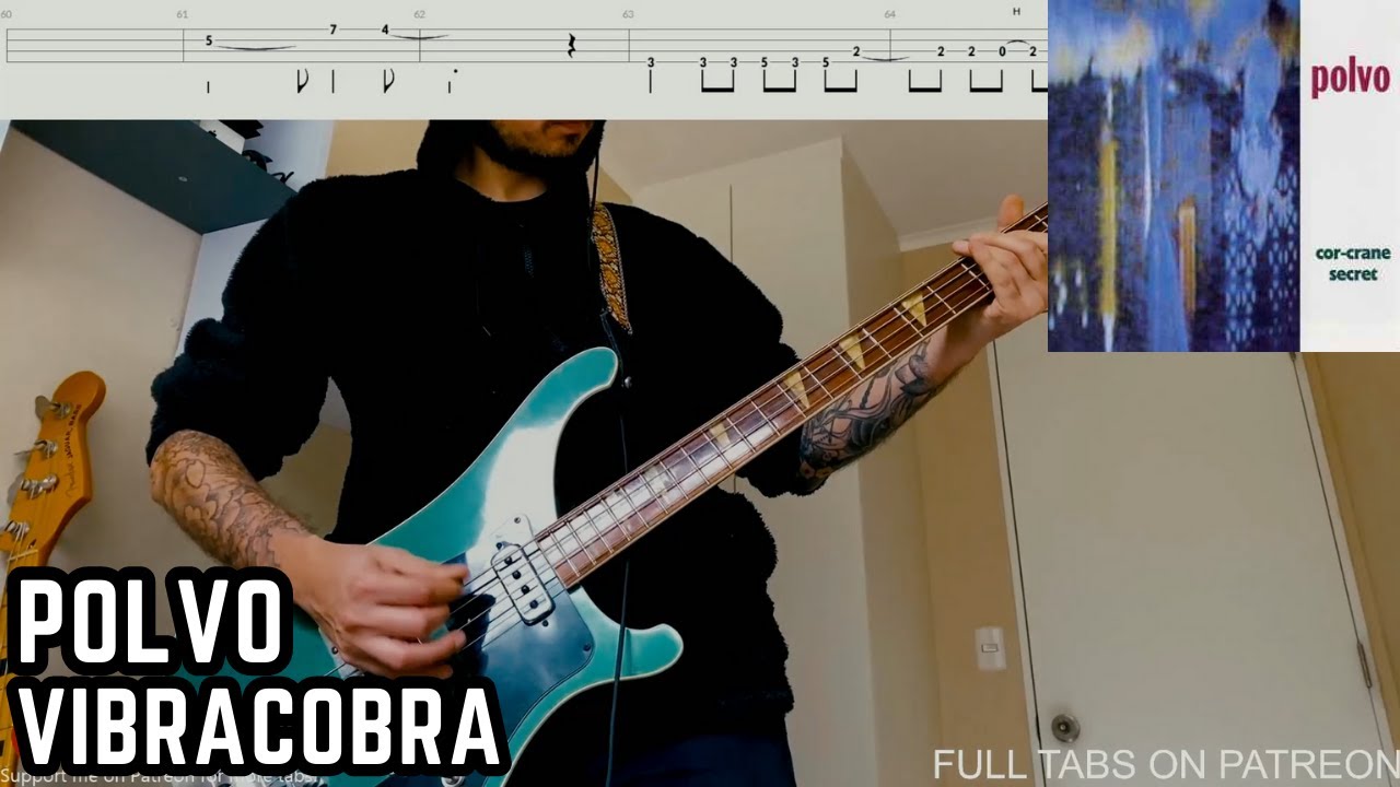 Polvo - Vibracobra (Bass Cover) | WITH TABS