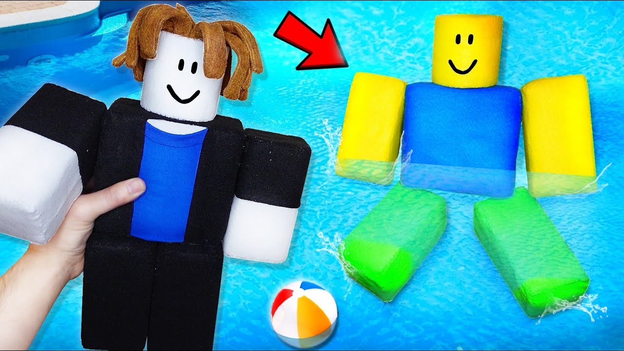 Roblox Нуб и волосы бекона (Вечеринка у бассейна)