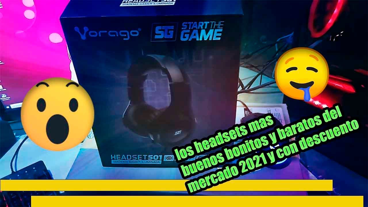 LOS MEJORES AUDÍFONOS GAMING 😱 BARATOS🤤 2021 Vorago ST HeadSets 501 StartTheGame💎🎧