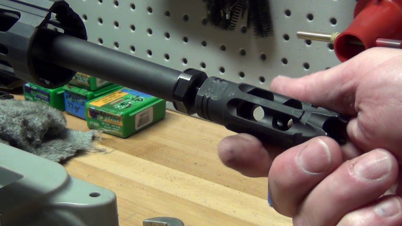 Замена дульного тормоза Ruger RPR калибра .223 - 5.56
