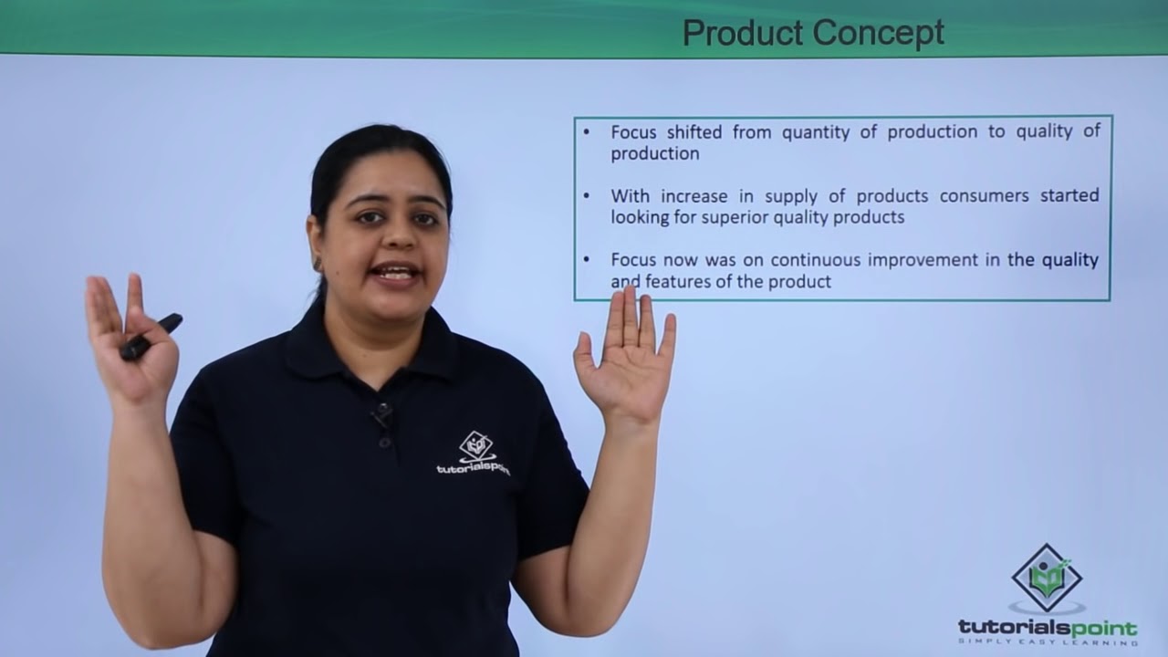 Class 12th – Marketing Management Philosophies - Concepts | Business Studies | Tutorials Point