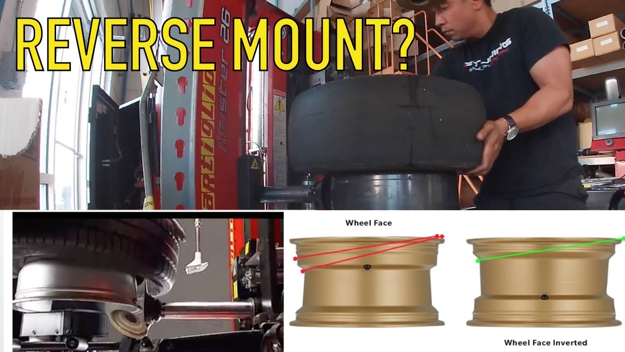 What is a Reverse Mount Wheel and How to remove or dismount tires on a Corghi Touchless machine