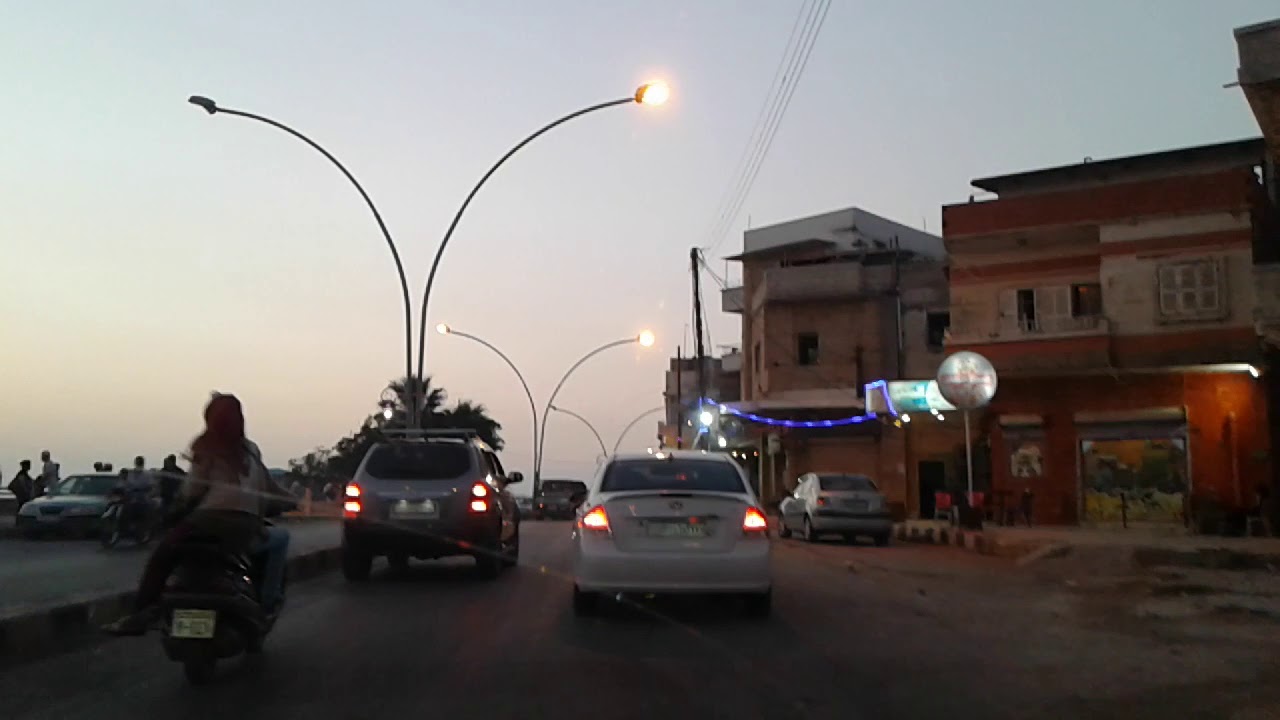 كورنيش جبله الجميل عند المساء