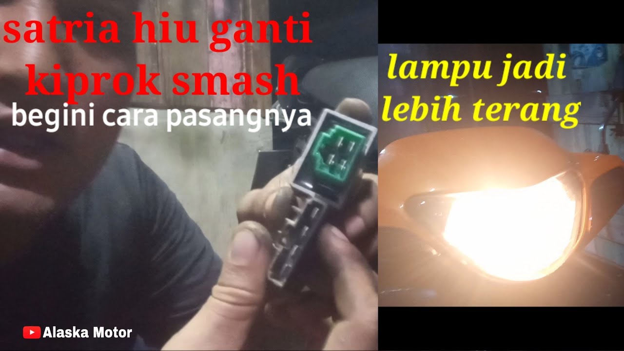 Mengaplikasikan kiprok smash pada suzuki satria hiu