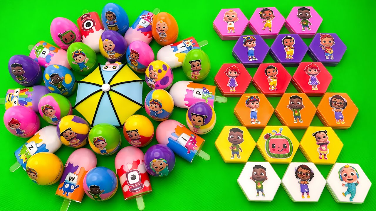 Find Alphablocks 💖 Cocomelons in Ice Creams 🌈 and Eggs | Incredibox Sprunki Surprises