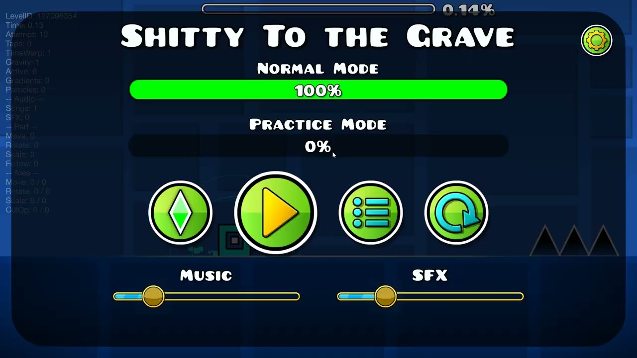 To The Grave COMPLETED! (finally after 167 attempts)