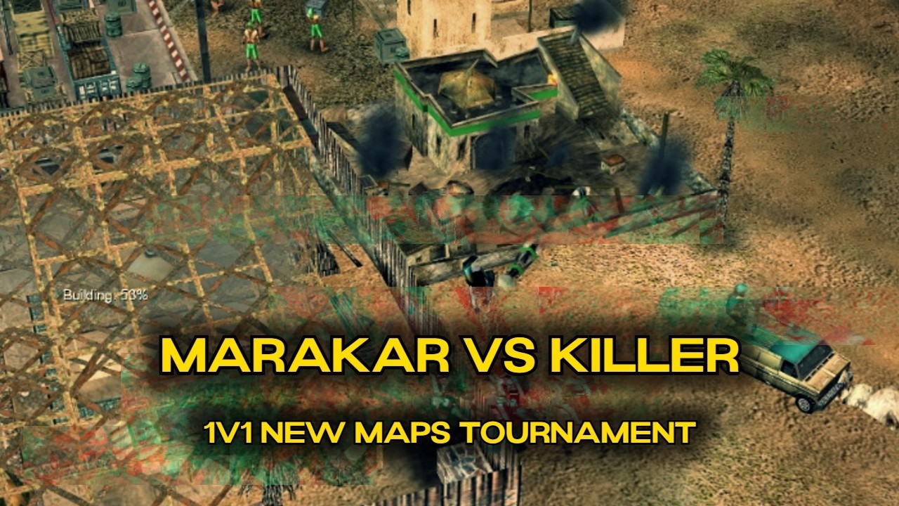 C&C Generals Zero Hour 725$ 1v1 Uncharted Grounds Tournament Semifinals - Marakar vs Killer