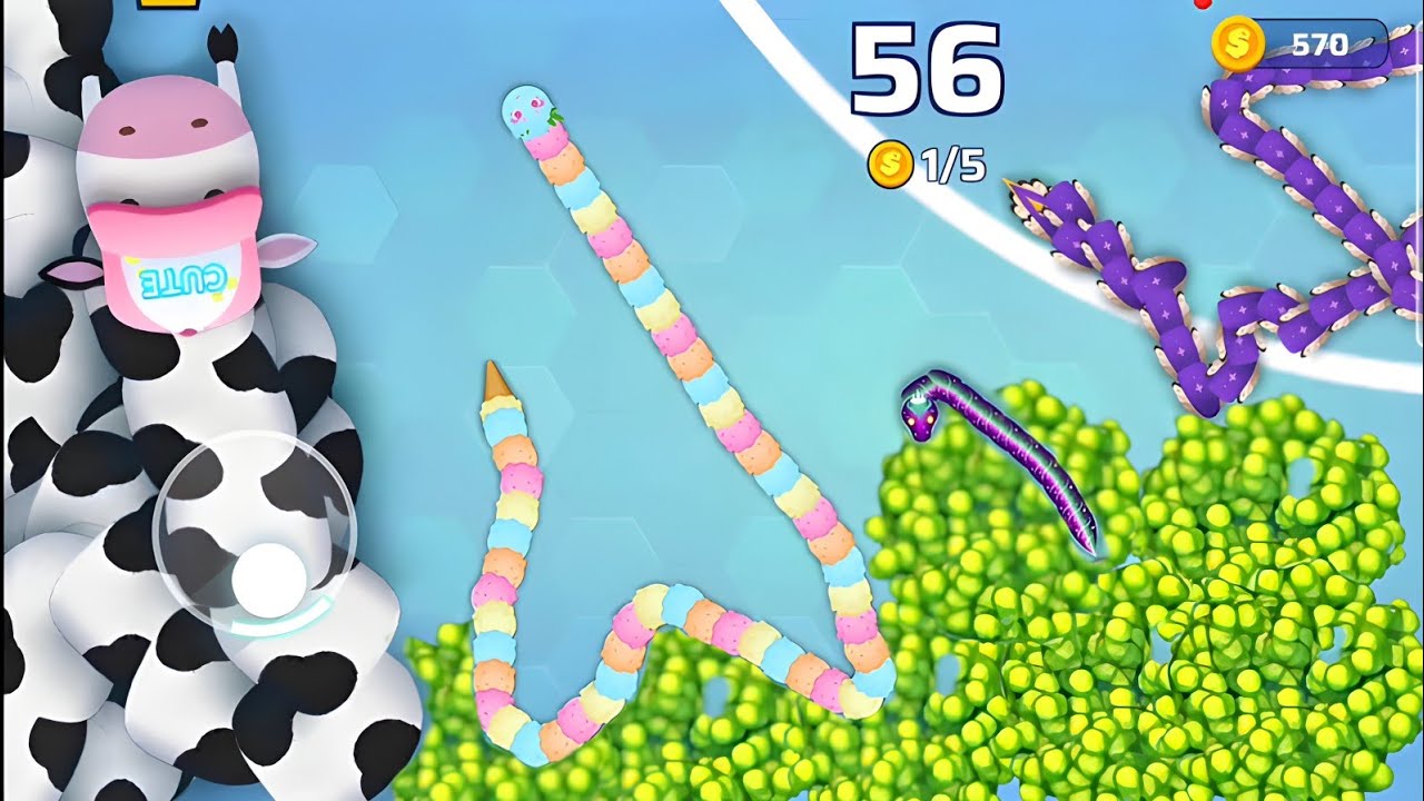 Snake.Io 🐍 Noxia Vs Milky Cow 🐄 Epic SnakeIo Gameplay Snake Game