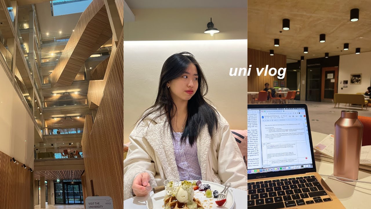 productive uni study diaries: econ exam, cramming, library days, hotpot & birthdays!