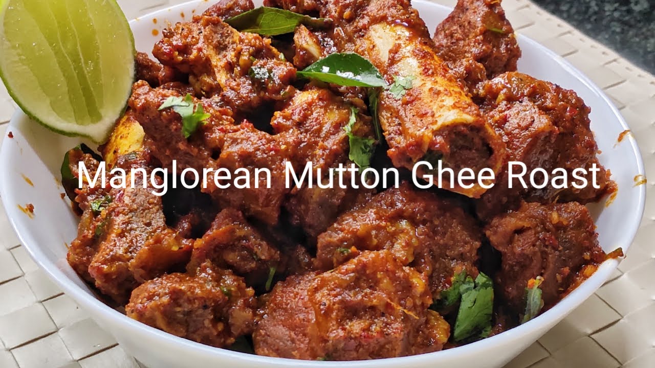 Mutton Ghee Roast Recipe / Mangalorean Style Mutton Roast / Mutton Chukka Varuval by Fooddo-Foodday