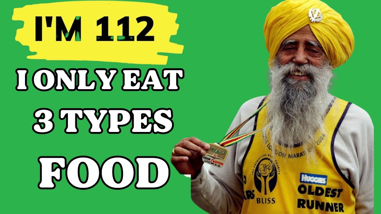 112 Year Old - Marathon Runner - Doesn't Eat Meat, Only Eat These 3 Types Of Food!