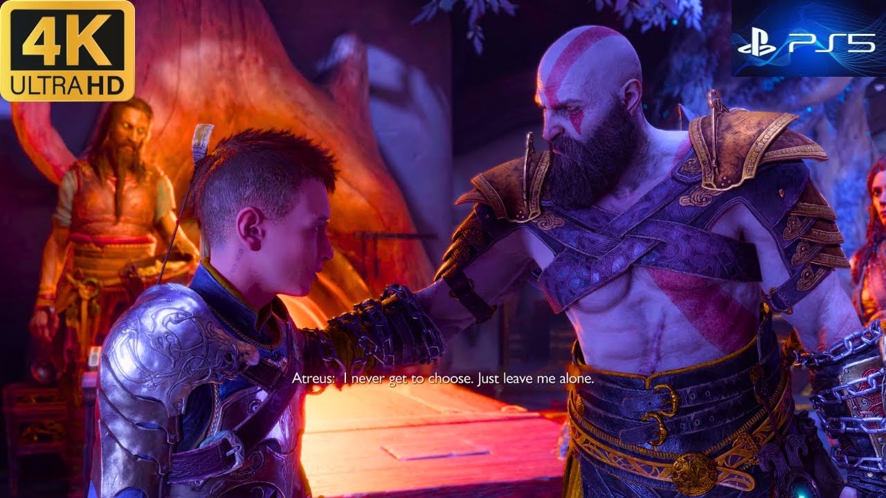 Atreus Become Bear Again | God Of War Ragnarok Gameplay PS5 4K 60fp