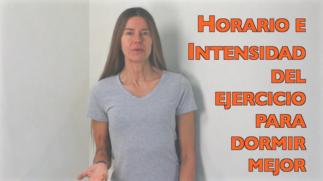 Ejercicios y horarios que favorecen un sueño reparador