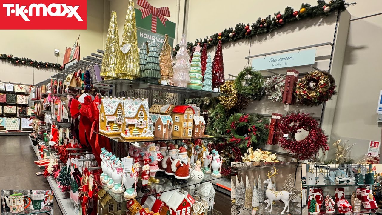 &diams;️TK MAXX&diams;️HUGE COLLECTION of CHRISTMAS HOME DECOR, WRAPPING, KITCHEN & BATHROOM ITEMS, TREE DECOR😍