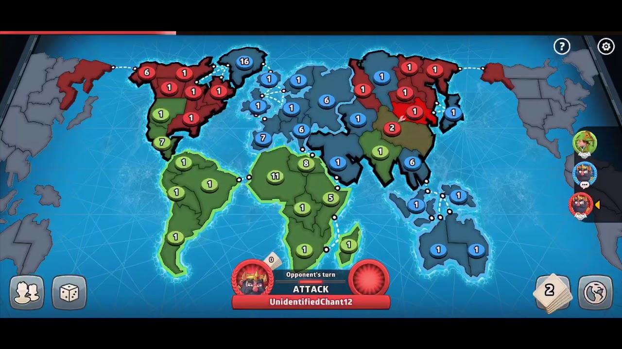 RISK STRATEGY, How to win a close 1v1, THE ENDGAME!