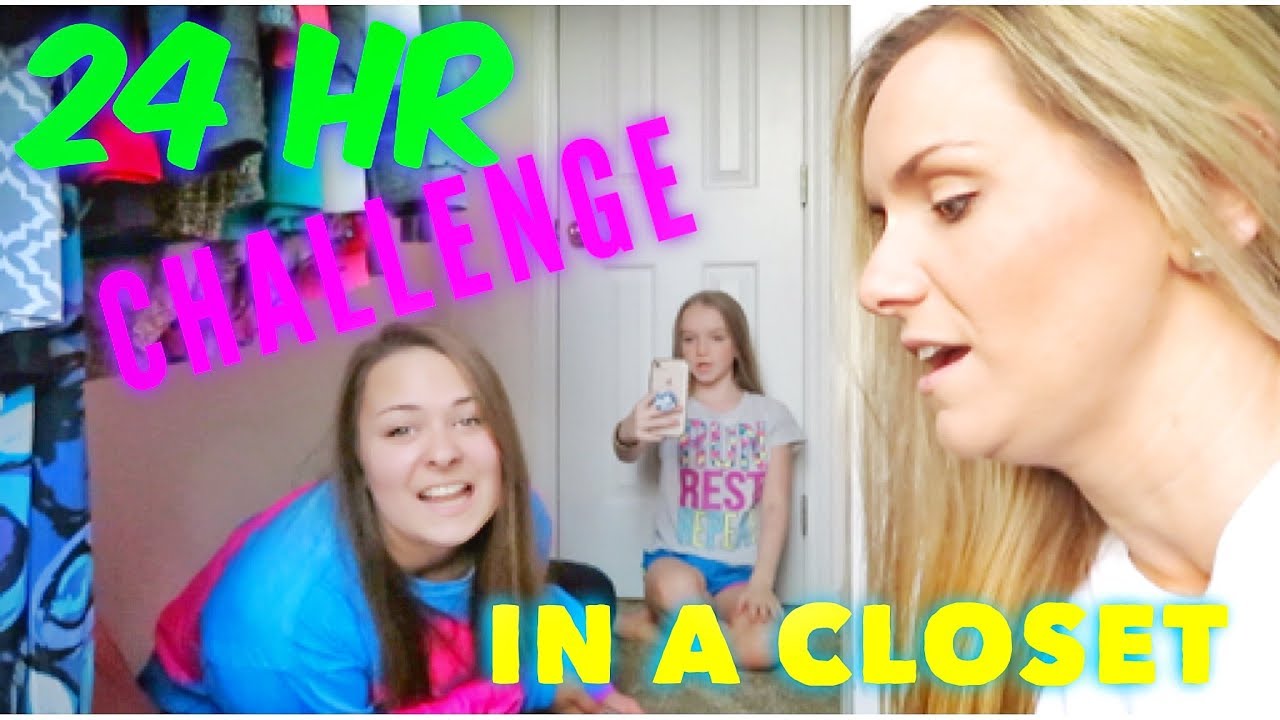 24 HR CHALLENGE IN THE CLOSET | Bryleigh Anne