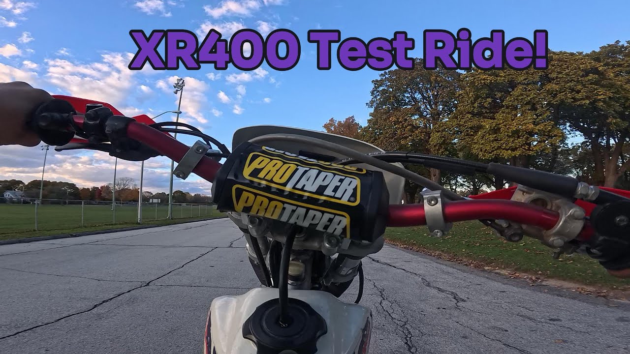 First Ride on the Honda XR400!