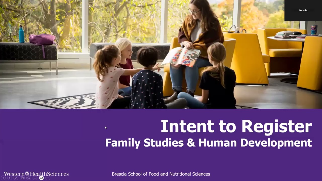 Brescia School of Food and Nutritional Sciences - Family Studies ITR Session, February 2025
