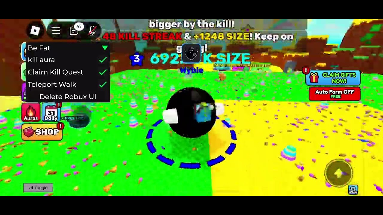 Be Fat | Roblox | Op Script | Keyless | AznScripts