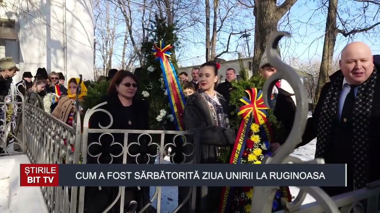 ȘTIRILE BIT TV - CUM A FOST SĂRBĂTORITĂ ZIUA UNIRII LA RUGINOASA