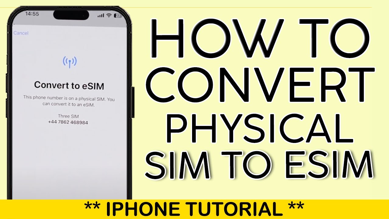 Как перейти с физической SIM-карты на eSIM за 2 минуты! Обменяйте физическую SIM-карту на ESIM