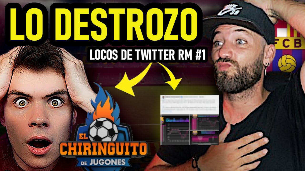 PEDRO EL INGENIERO ATACA AL BARÇA Y LO DESTROZO!!😱 (LOCOS DE TWITTER RM) #1💥