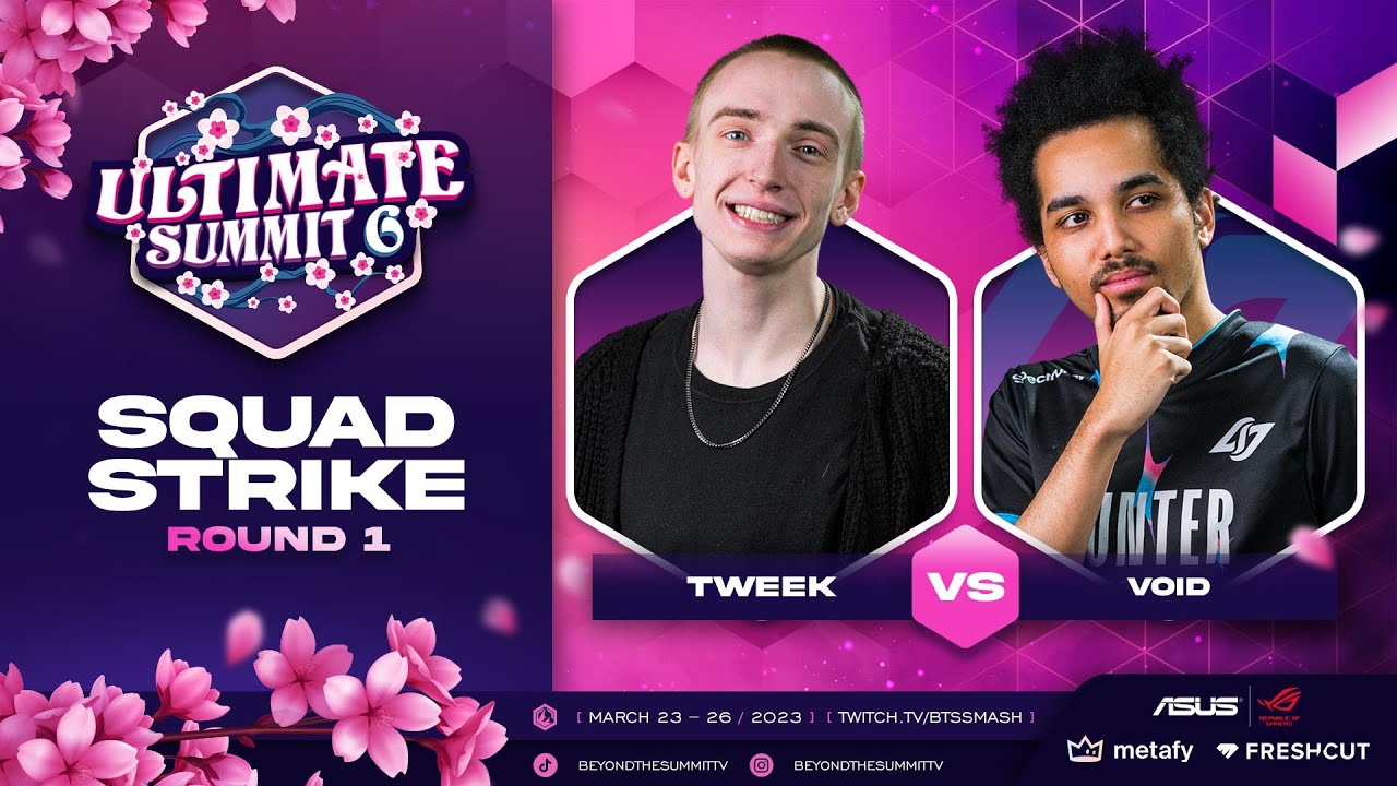 Tweek vs VoiD - Squad Strike Round 1 - Smash Ultimate Summit 6