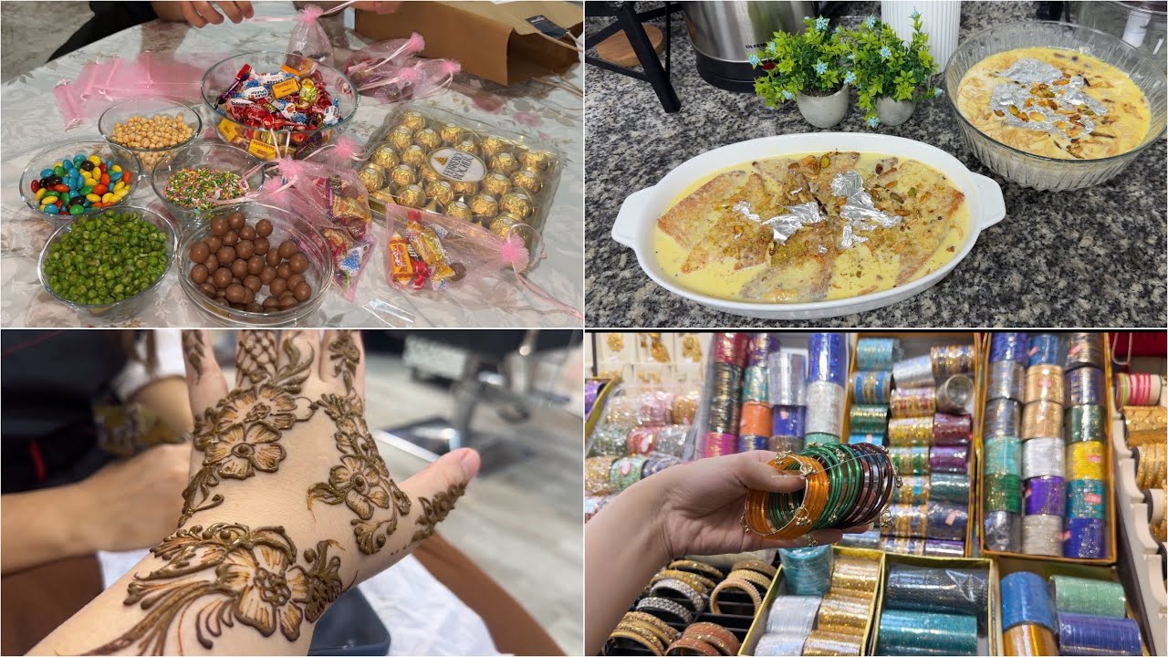 Chaand raat in UAE 🇦🇪 | Hum iss din ko kaise manate hein 🌙 | Sheer Khorma, Shahi Tukrey | Mehndi