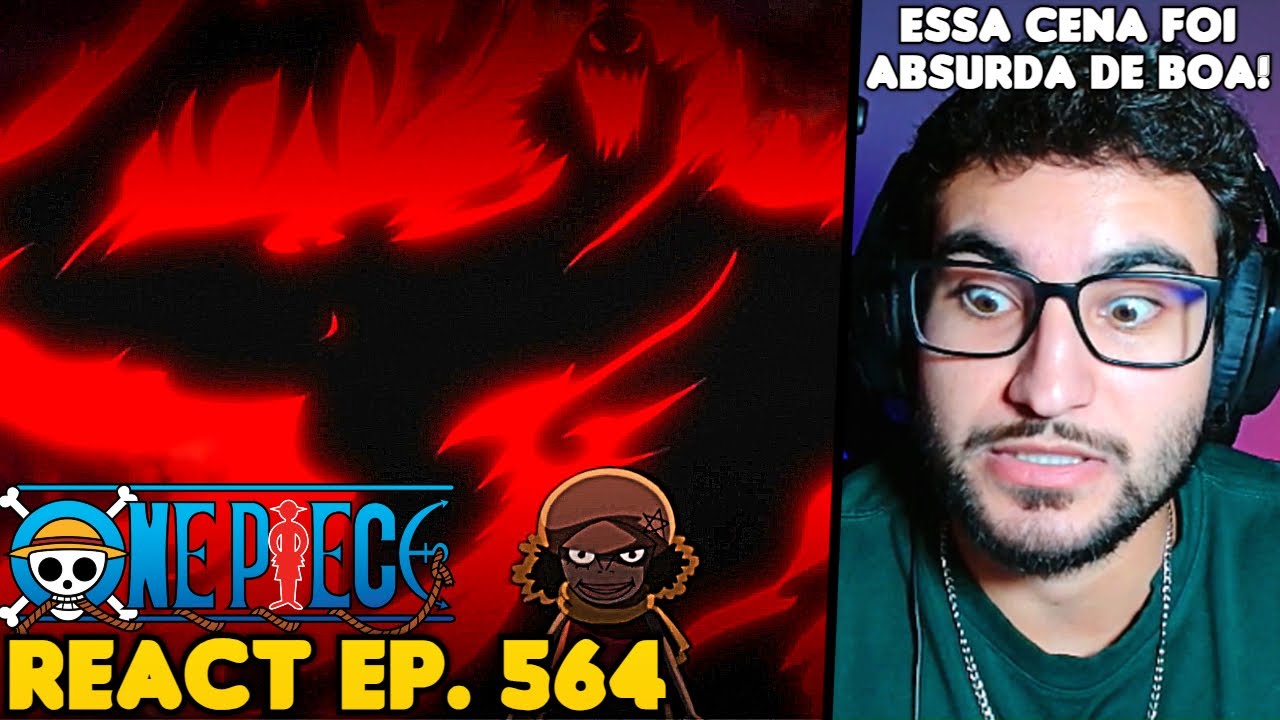 QUE EPISÓDIO INCRÍVEL DE ONE PIECE!!! React One Piece EP. 564